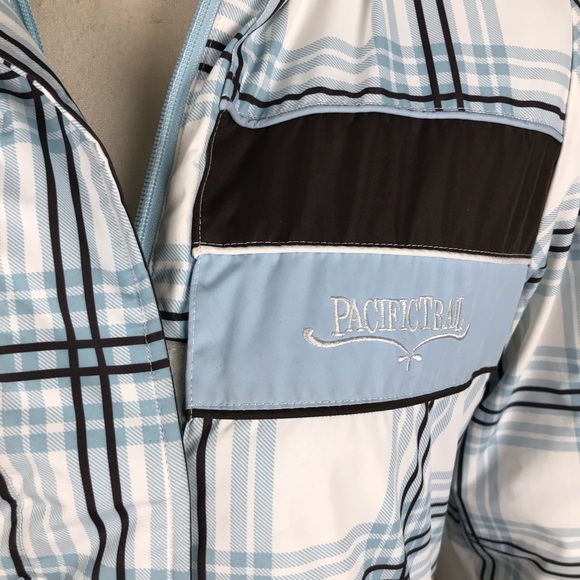 PACIFIC TRAIL FUR HOODIE FLEECE PLAID ZIPPER PARKA - Picture 4 of 8